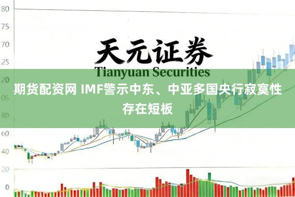 期货配资网 IMF警示中东、中亚多国央行寂寞性存在短板